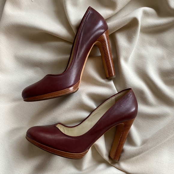 Rupert Sanderson Burgundy Pumps, size 42. Fits like an 11/11.5 - Picture 1 of 3